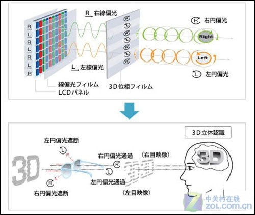 偏光式3d成像原理